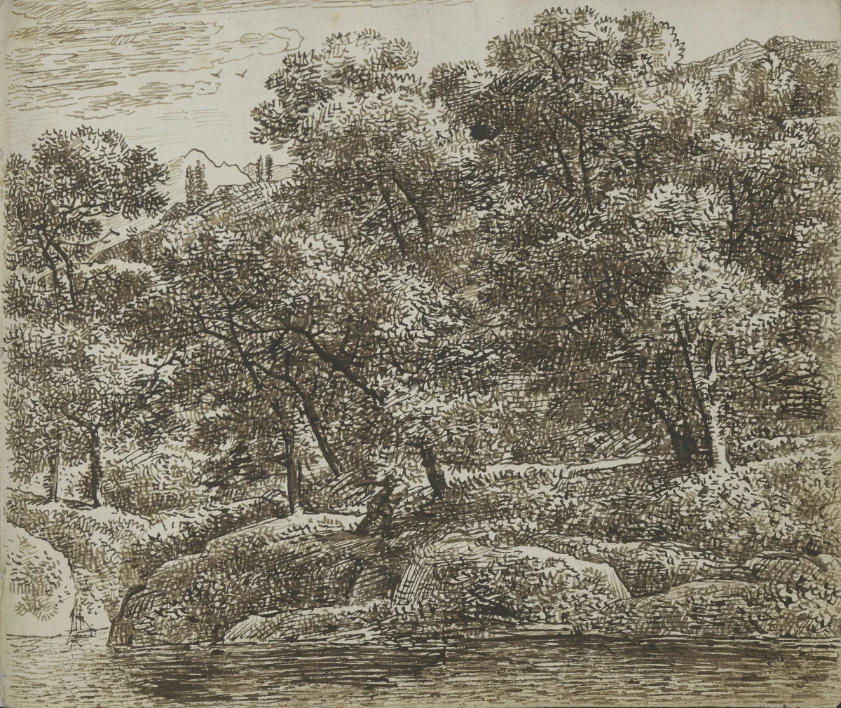 Franz Kobell (1749–1822)
Skizzenbuch mit Landschaften (Ausschnitt)
Album mit 198 Blatt Feder und Bleistift, diverse Maße